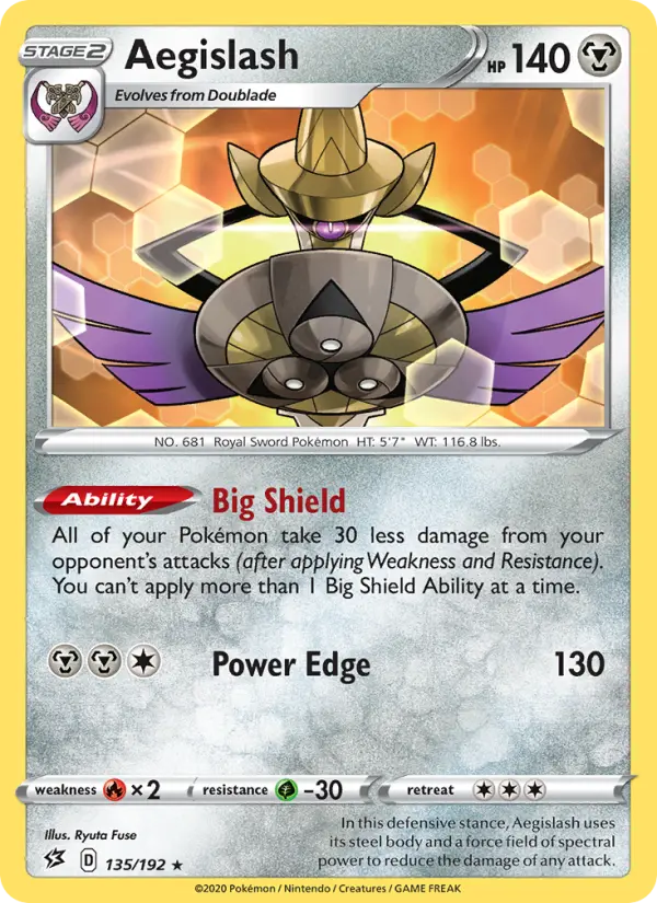 Aegislash from swsh2