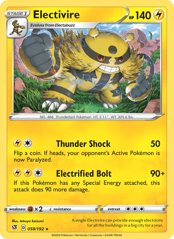 Electivire from swsh2