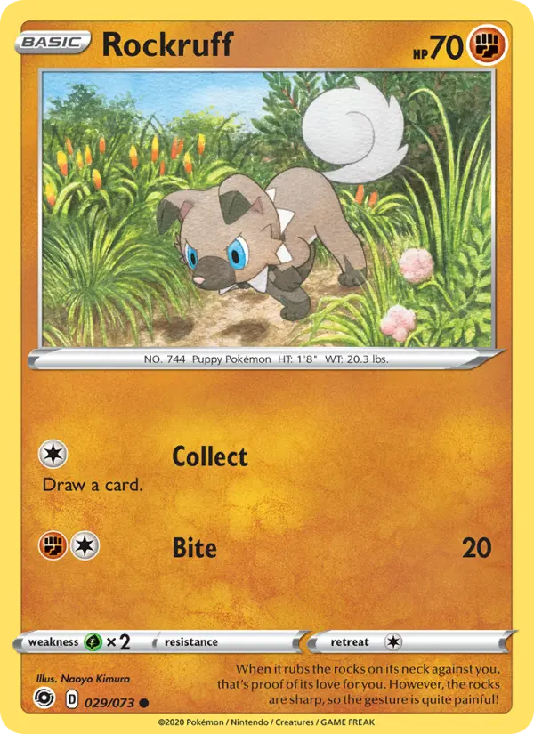 Rockruff from swsh3.5
