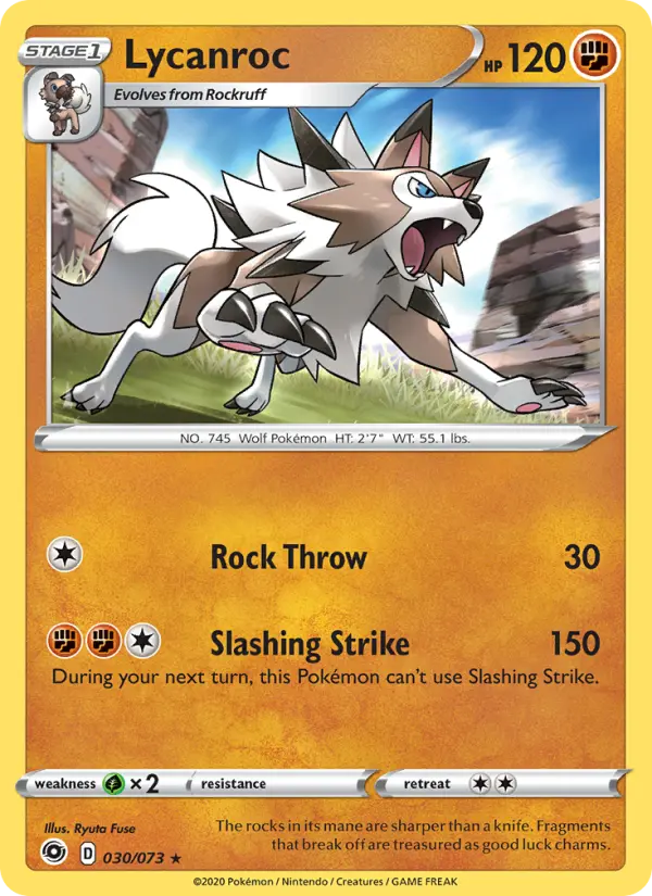 Lycanroc from swsh3.5