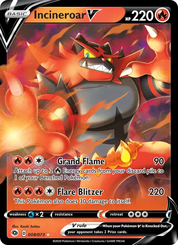 Incineroar V from swsh3.5