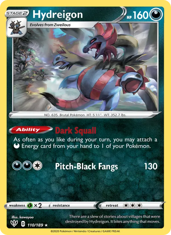 Hydreigon from swsh3