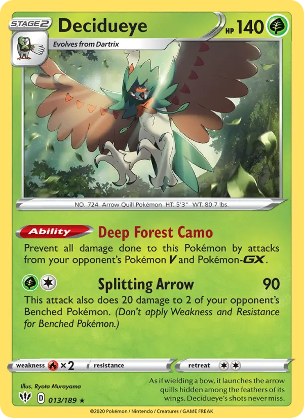 Decidueye from swsh3
