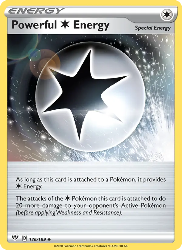 Powerful Colorless Energy Pokemon card from Darkness Ablaze