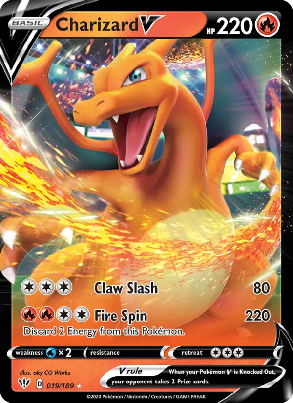 Charizard V from swsh3