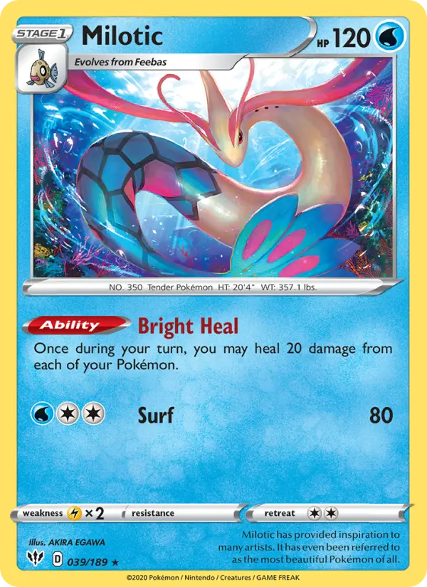 Milotic from swsh3