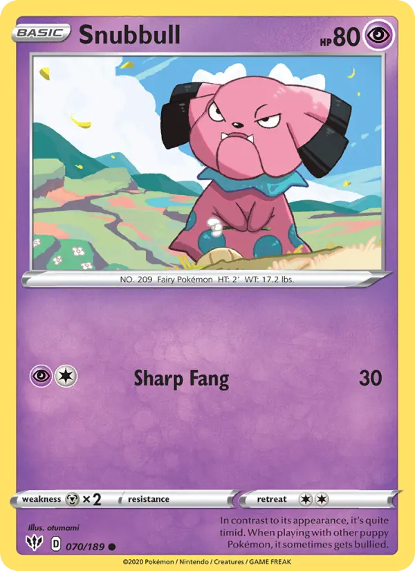 Snubbull from swsh3