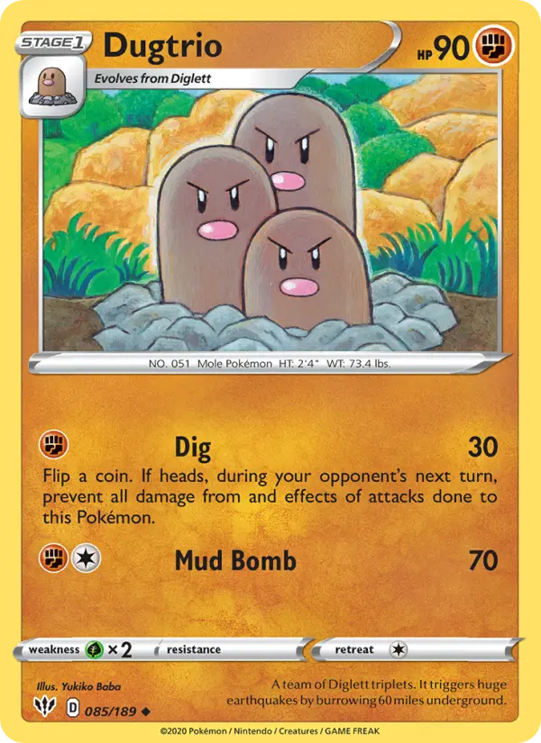 Dugtrio from swsh3
