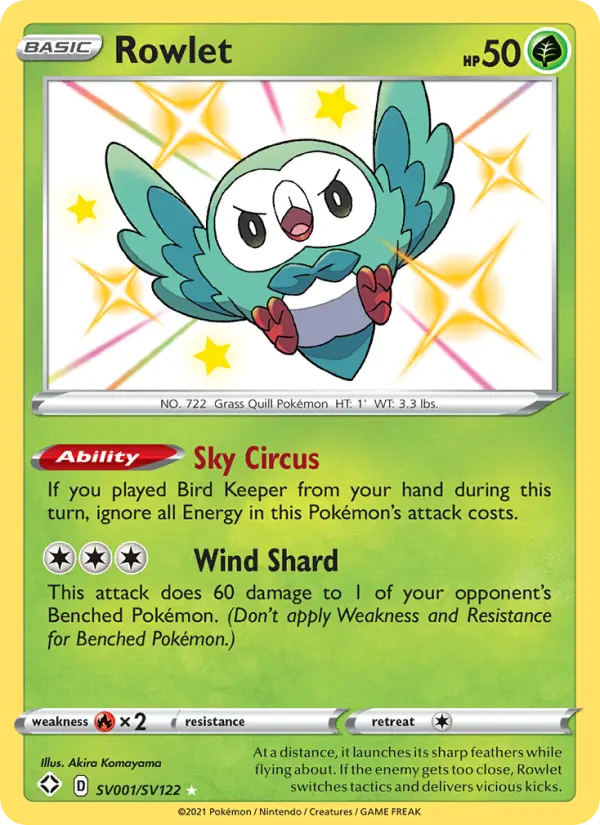 Rowlet from swsh4.5