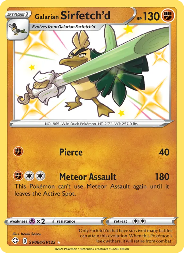 Galarian Sirfetch'd from swsh4.5