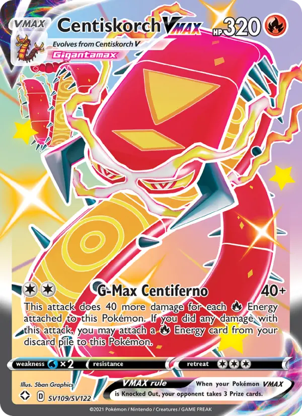 Centiskorch VMAX from swsh4.5