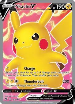 Pikachu V from Vivid Voltage