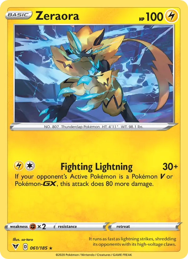 Zeraora from swsh4