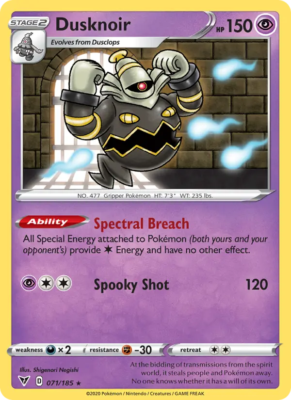 Dusknoir from swsh4
