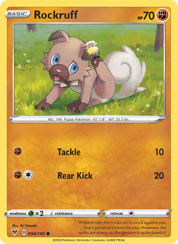 Rockruff from swsh4