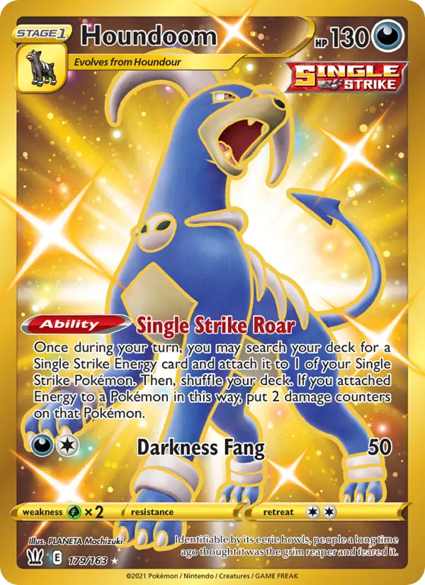 Houndoom Pokemon card from Battle Styles