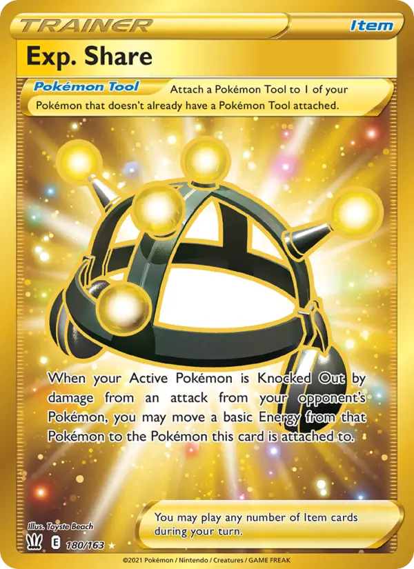 Exp. Share Pokemon card from Battle Styles