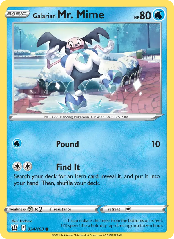 Galarian Mr. Mime from swsh5