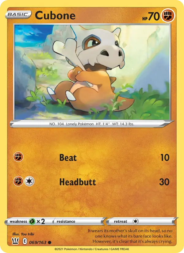 Cubone from swsh5
