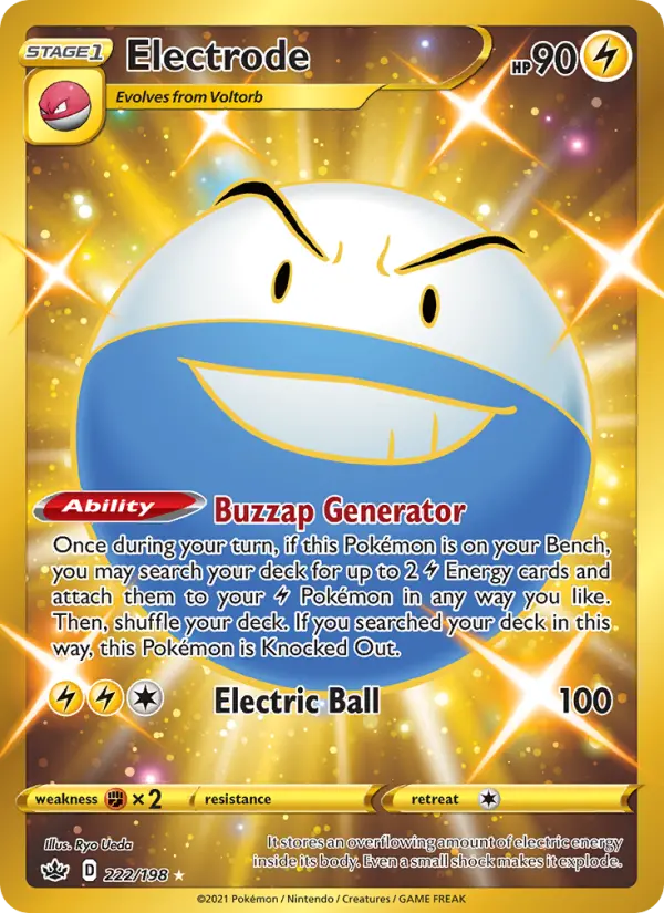 Electrode Pokemon card from Chilling Reign
