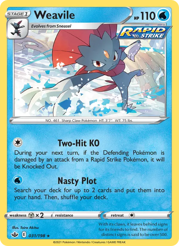 Weavile from swsh6