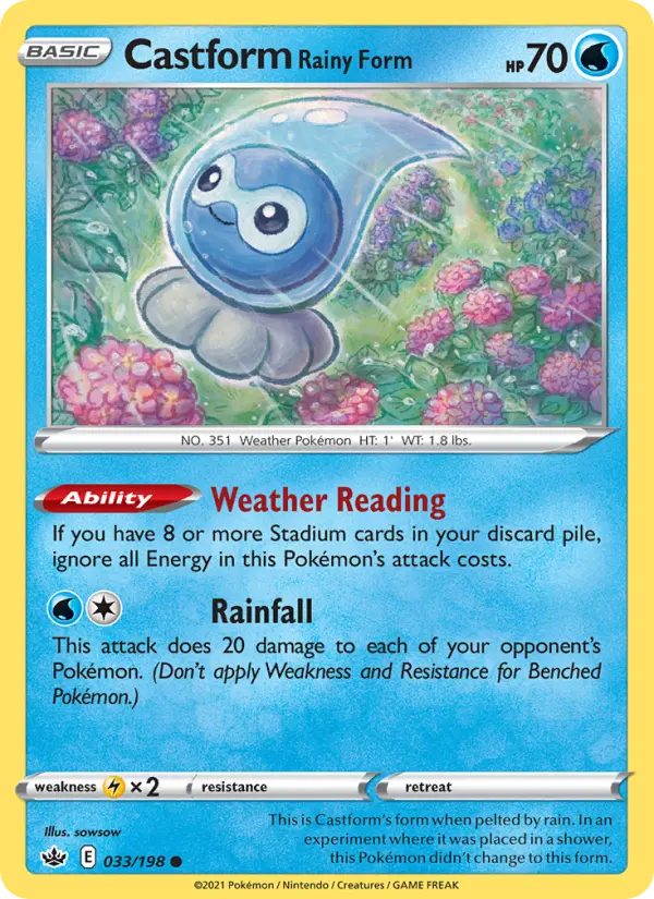 Castform Rainy Form from swsh6