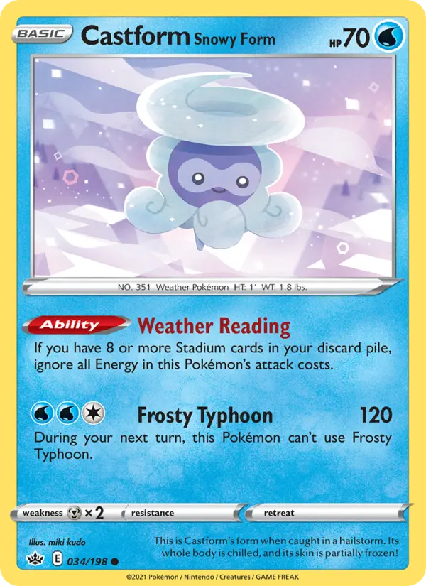 Castform Snowy Form from swsh6
