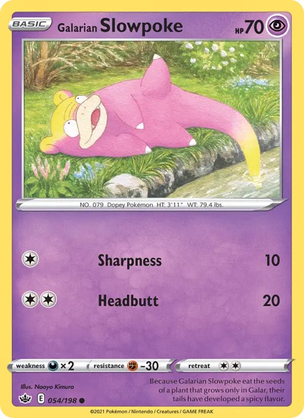 Galarian Slowpoke from swsh6