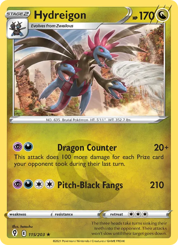 Hydreigon from swsh7