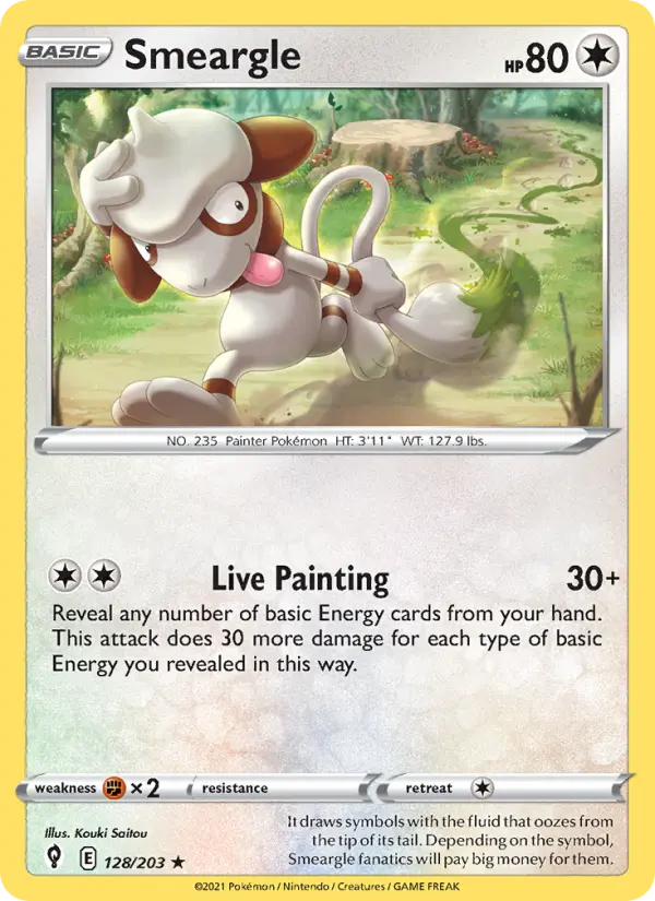 Smeargle from swsh7