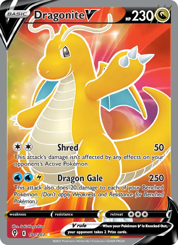 Dragonite V from swsh7