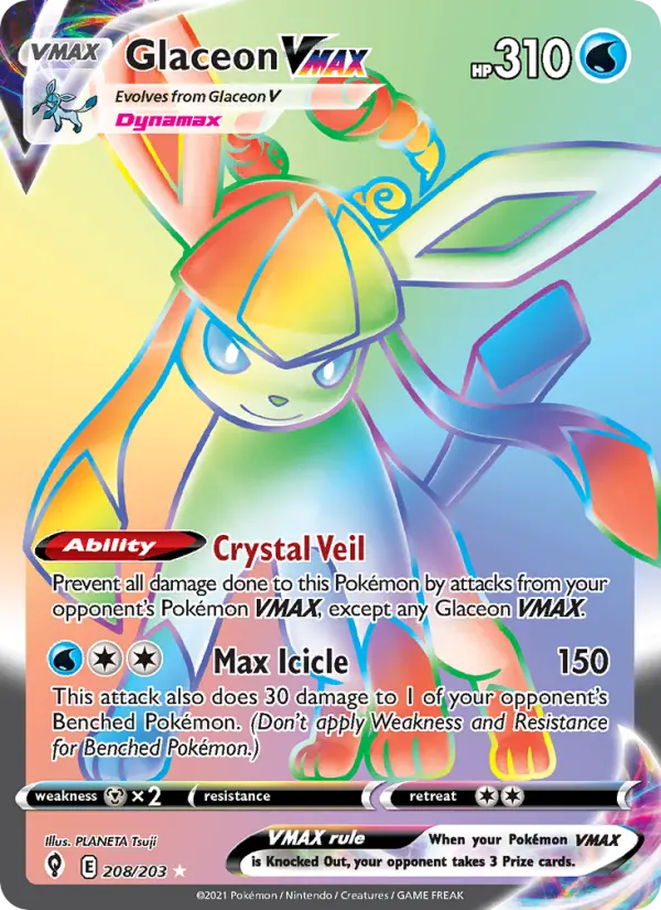 Glaceon VMAX from swsh7