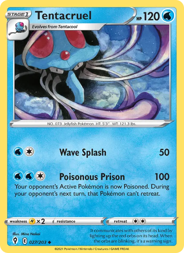 Tentacruel from swsh7