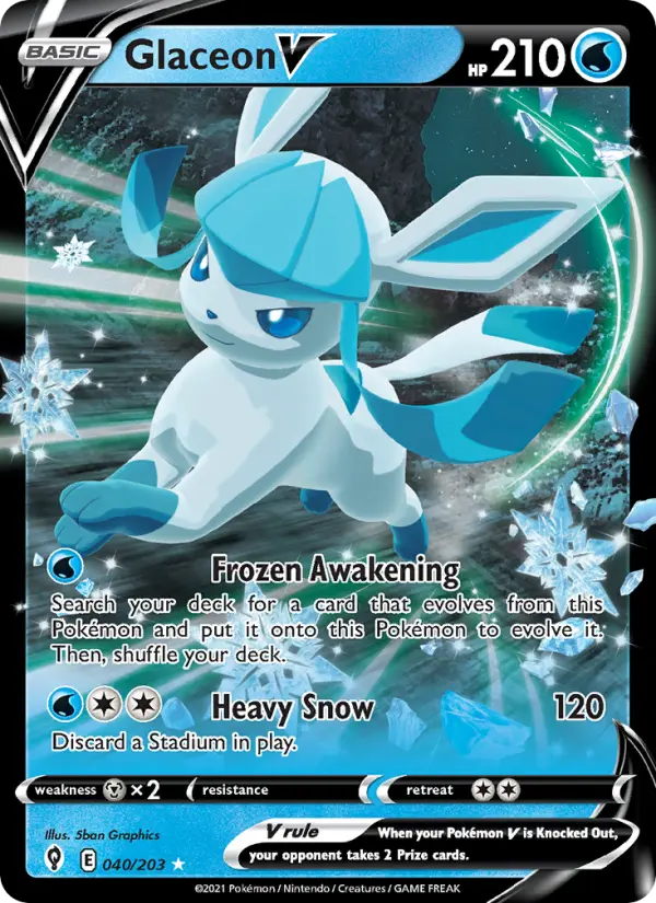Glaceon V from swsh7
