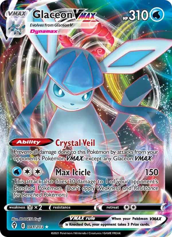 Glaceon VMAX from swsh7