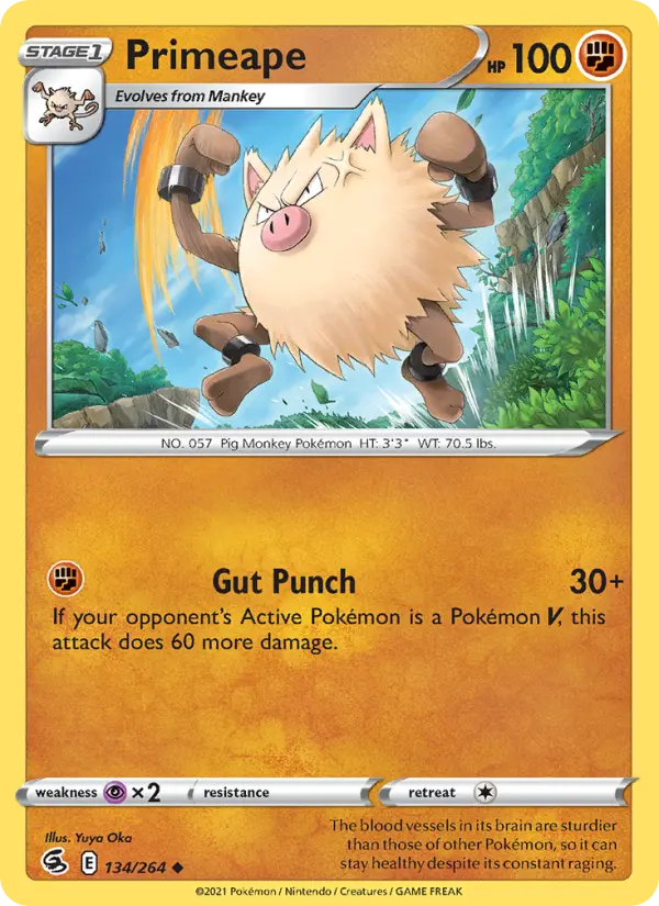 Primeape from swsh8
