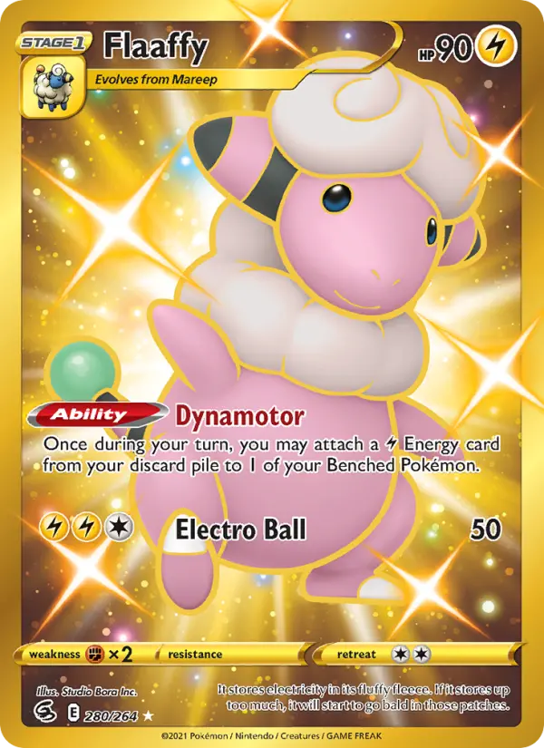 Flaaffy Pokemon card from Fusion Strike