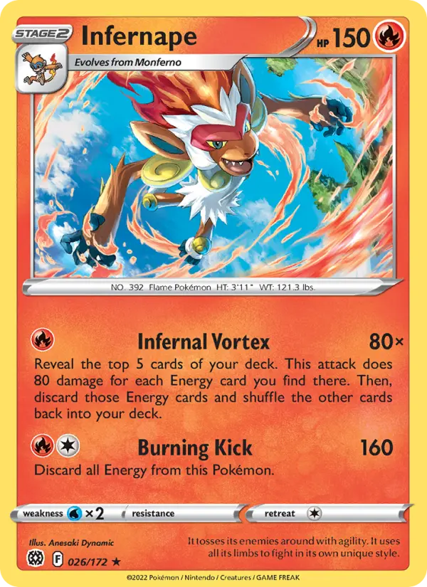 Infernape from swsh9