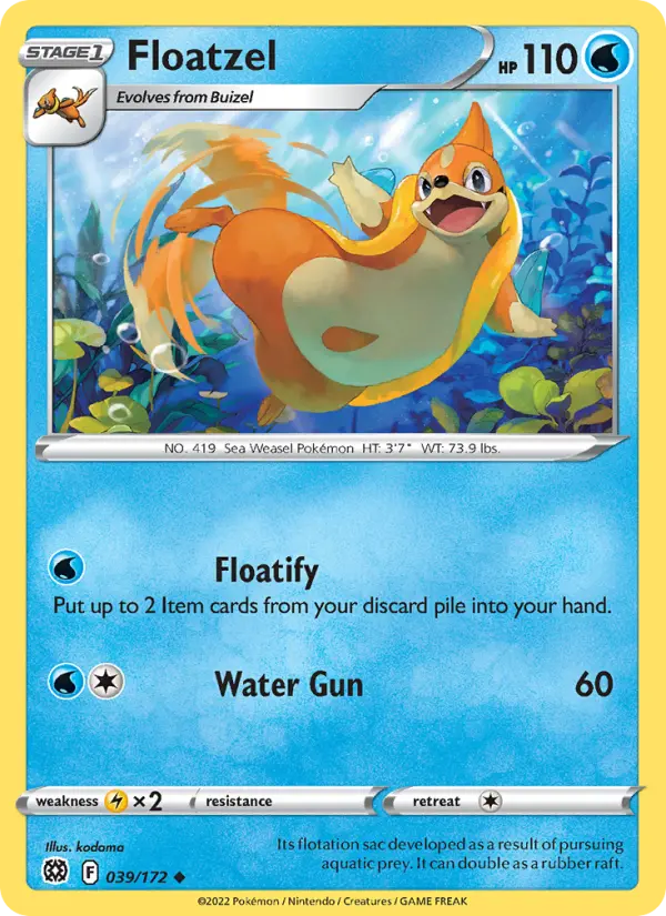 Floatzel from swsh9