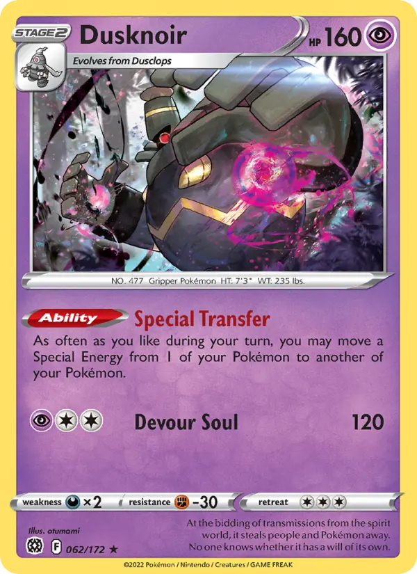 Dusknoir from swsh9