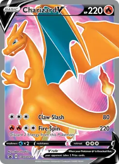 Charizard V from SWSH Promo