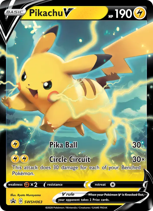 Pikachu V from swshp