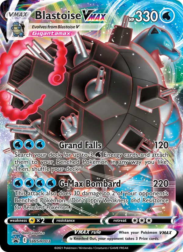 Blastoise VMAX from swshp