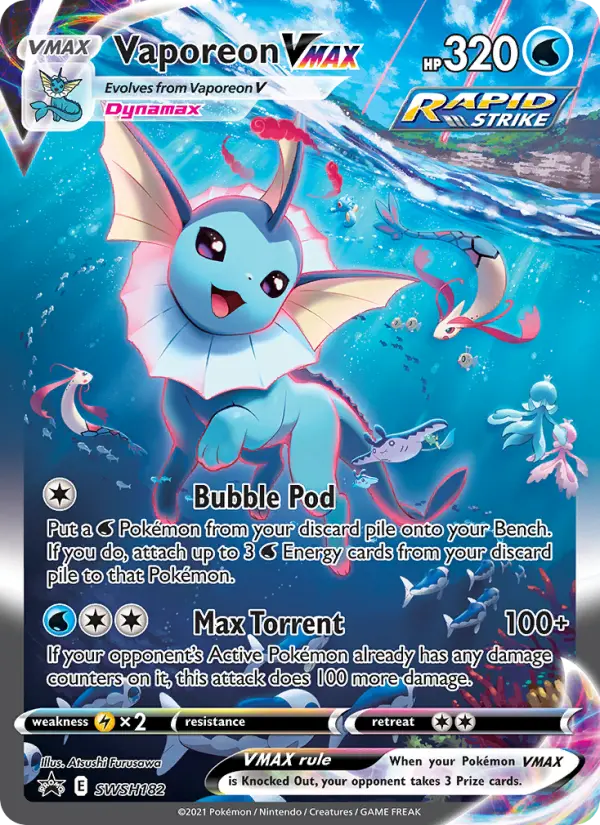 Vaporeon VMAX from swshp