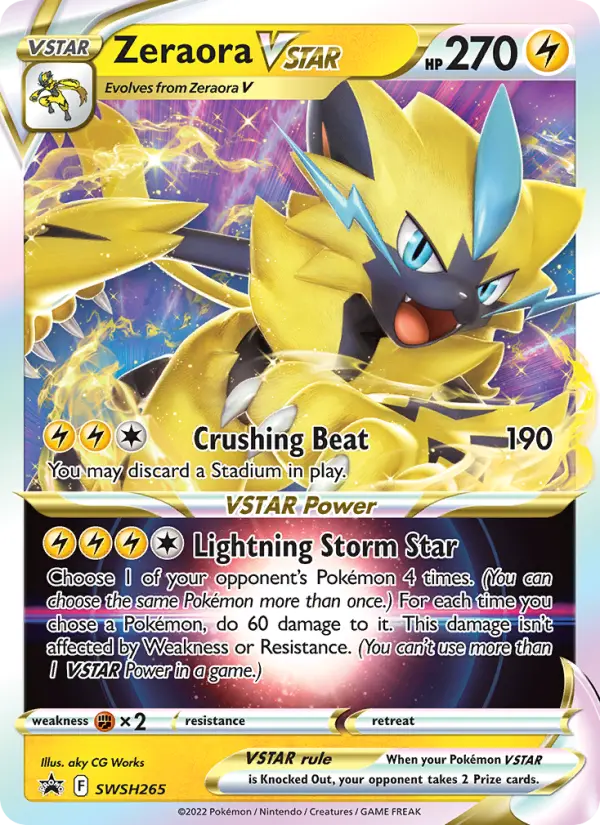 Zeraora VSTAR from swshp
