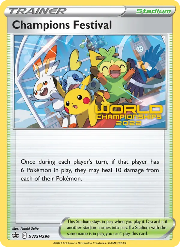 Champions Festival Pokemon card from SWSH Black Star Promos