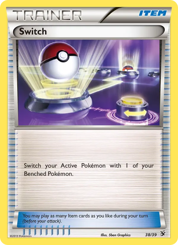 Switch Pokemon card from Kalos Starter Set