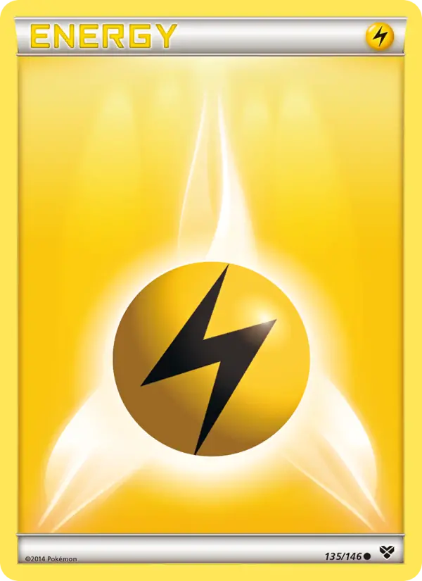 Lightning Energy Pokemon card from XY