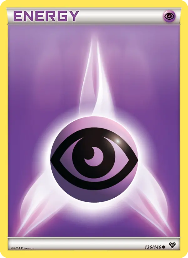 Psychic Energy Pokemon card from XY