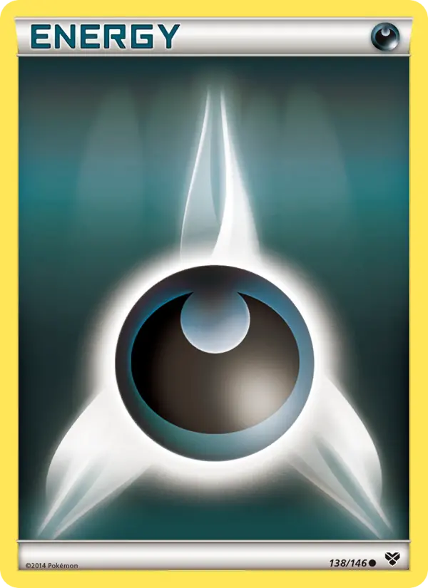 Darkness Energy Pokemon card from XY
